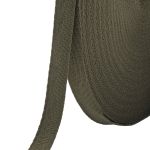 Тесьма (лента) киперная 15 мм / 50 метров, 3 г/м, 100% полиэфир, 24 олива