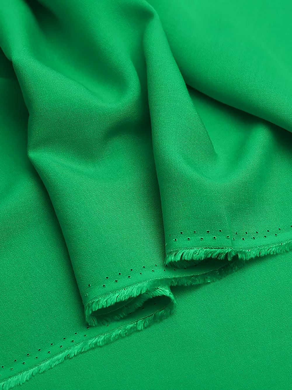 Штапель 110 г/м², 145 см / 2 метра, TBY-Vi-30-10.2, цв.10 яр.зеленый