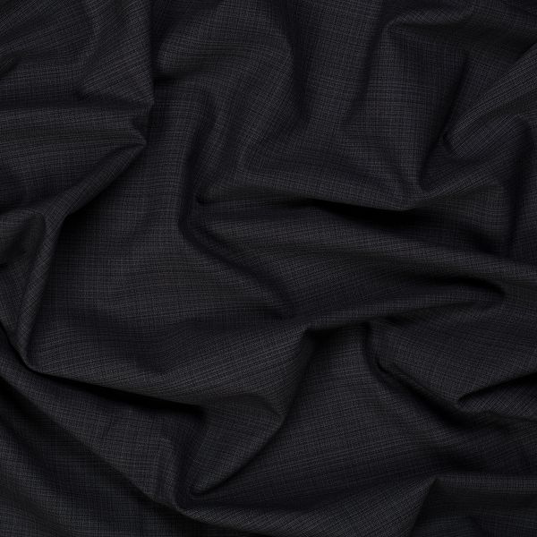 Ткань костюмная 191 г/м², 150х150±2 см, 06 черный/black, Gamma SUTF-002N