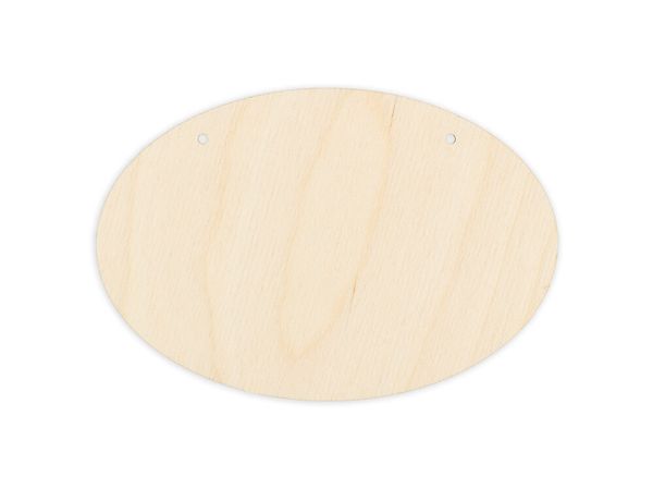 Заготовка из фанеры Набор табличек, 12х8.5 см, 3 шт, Овальные, 12.5 см, ВД-725 Mr.Carving