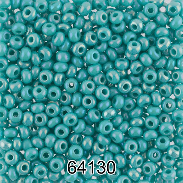 Бисер Preciosa 10/0 (2.3 мм), 500 г, 64130 (Ф082) св.морская волна/меланж