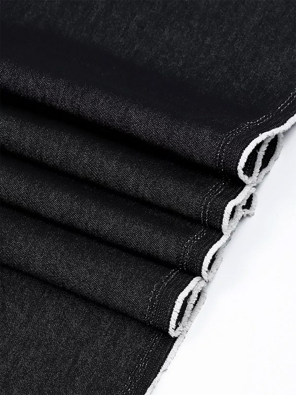 Джинс 240 г/м², 150 см / 25 метров, DJ.2, черный меланж