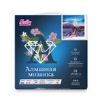 Алмазная (кристальная) мозаика Molly, Домик на озере (28 цветов) 30х30 см