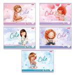 Альбом для рисования 100 г/м², A4 29х20.5 см, 8 л. на скобе, 20 шт, Милые друзья 000684, Светоч 8АЛСК4_1_3_9