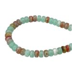 Бусины акрил 4х7 мм, 500 г, прозрач. в цвете, шайба, AD025 нефрит, (7748710)2460 , Astra&Craft