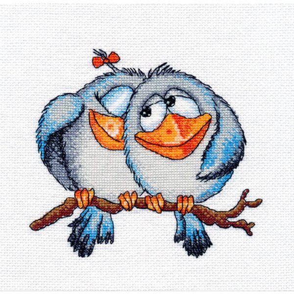 Набор для вышивания нитками Овен, Каркуши 14х13см