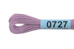 Мулине Gamma 100% хлопок, цв.0727 серо-сиреневый, 24 мотка по 8 метров