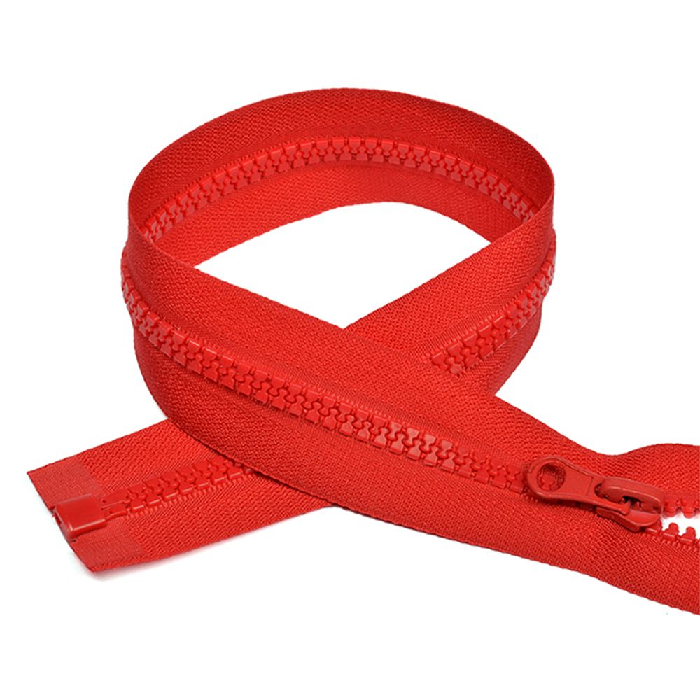 Молния трактор Т5 (5 мм) 1 зам., разъем., 50 см, усил.звено, цв.F148 красный уп.50 шт Молния трактор Т5 (5 мм) 1 зам., разъем., 50 см, усил.звено, цв.F148 красный уп.50 шт