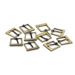 Пряжка ременная металл 16 мм, 10 шт, латунь, BIG