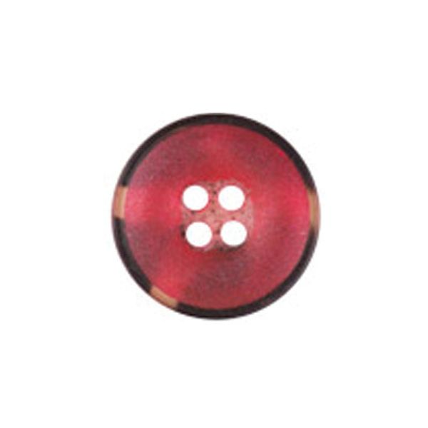 Пуговицы костюмные с проколами Gamma LQ 0040 24 (15 мм) 24 шт, №С171 темно-красный, Gamma LQ 0040