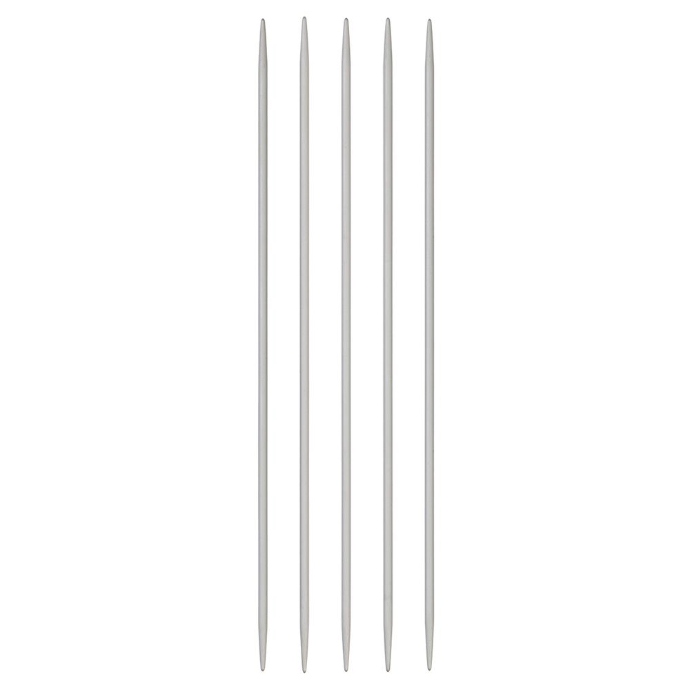 Спицы чулочные ⌀2.0 мм, 15 см, 5 шт, с острием на обоих концах, Prym 191361