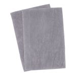 Замша искусственная двухсторонняя 20х30 см, 2 листа (21886 т. бежевый)