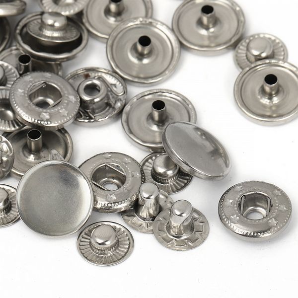 Кнопка Альфа (S-образная) ⌀15.0 мм, ≈720 шт, СТАЛЬ, никель, TBY