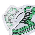 Термоаппликация КРОСЫ 80х60мм (Green (зеленый)), 2 шт, LA581