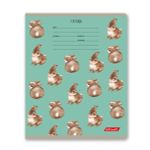 Тетрадь ученическая школьная, выборочный лак, A5+ 24 л. на скобе 65 г/м², белизна 100% 30 шт, клетка, 000715 Живой лес, Светоч 24ТЕТк-003