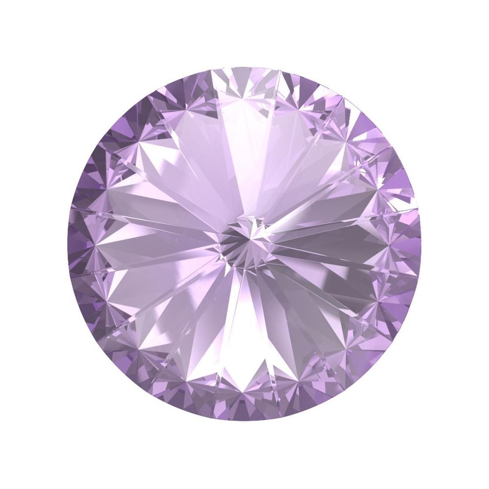Стразы неклеевые 10.7 мм, стекло 12 шт, фиолетовый (violet), Preciosa 436-11-177