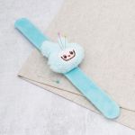 Браслет игольница монстрик голубой 24 см