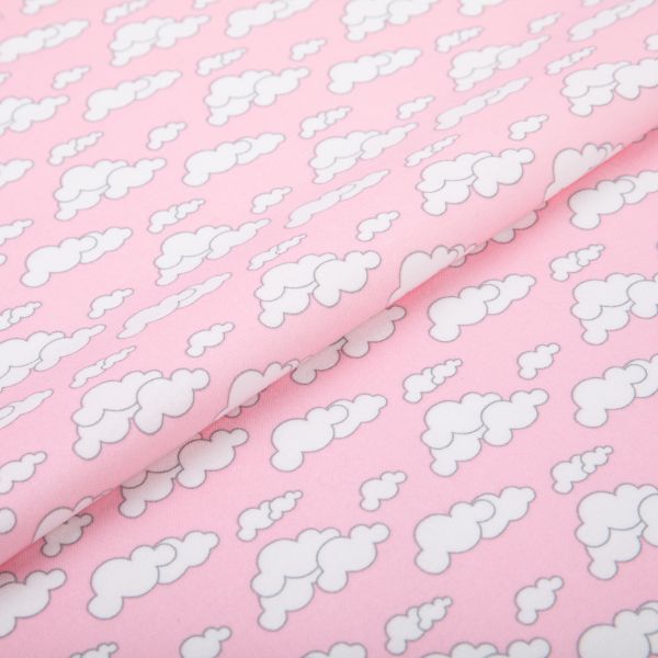 Ткань для пэчворка Peppy Молочные сны фланель, отрез 100х110 см, 175 г/м², МС-20 розовый, Peppy