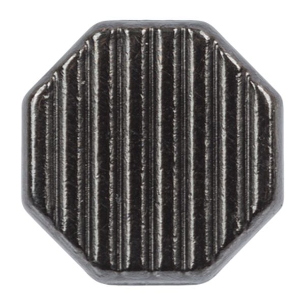 Пуговицы на ножке металл 9 мм, 24 шт, 06 черн.никель, Gamma MB 0202