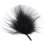 Перья декоративные 5-10см, 25 шт, H-80 черный