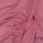 Ткань для пэчворка Peppy Бабушкин сундучок, отрез 50х55 см, 140 г/м², БС-49 клетка красный, Peppy