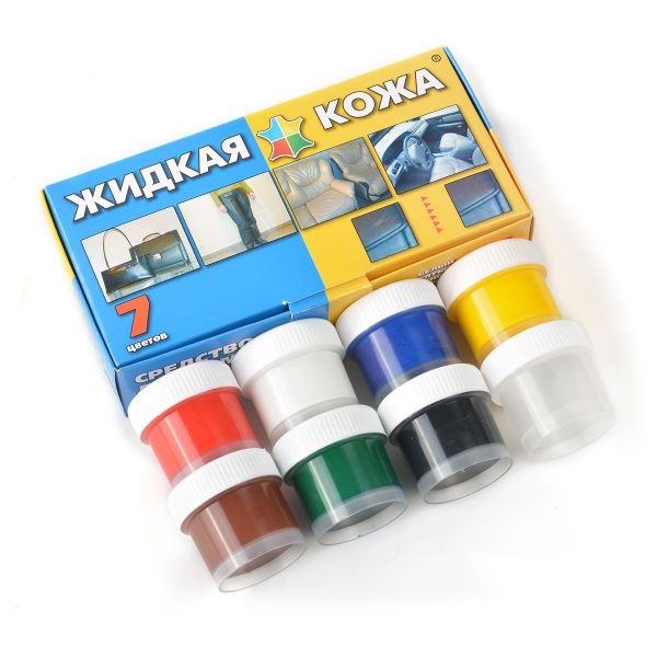 Набор жидкой кожи Liquid Leather 7х17 мл цв. ассорти