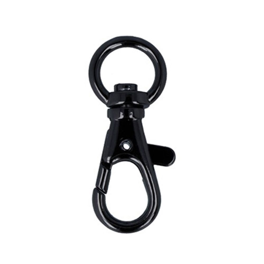 Карабин металл 12.0 мм (42х17 мм), 10 шт, 06 черн.никель, Gamma GH 102/12/10