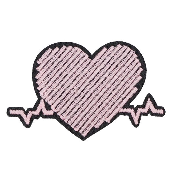 Термоаппликация светящаяся в темноте Ритм сердца, Hobby&Pro