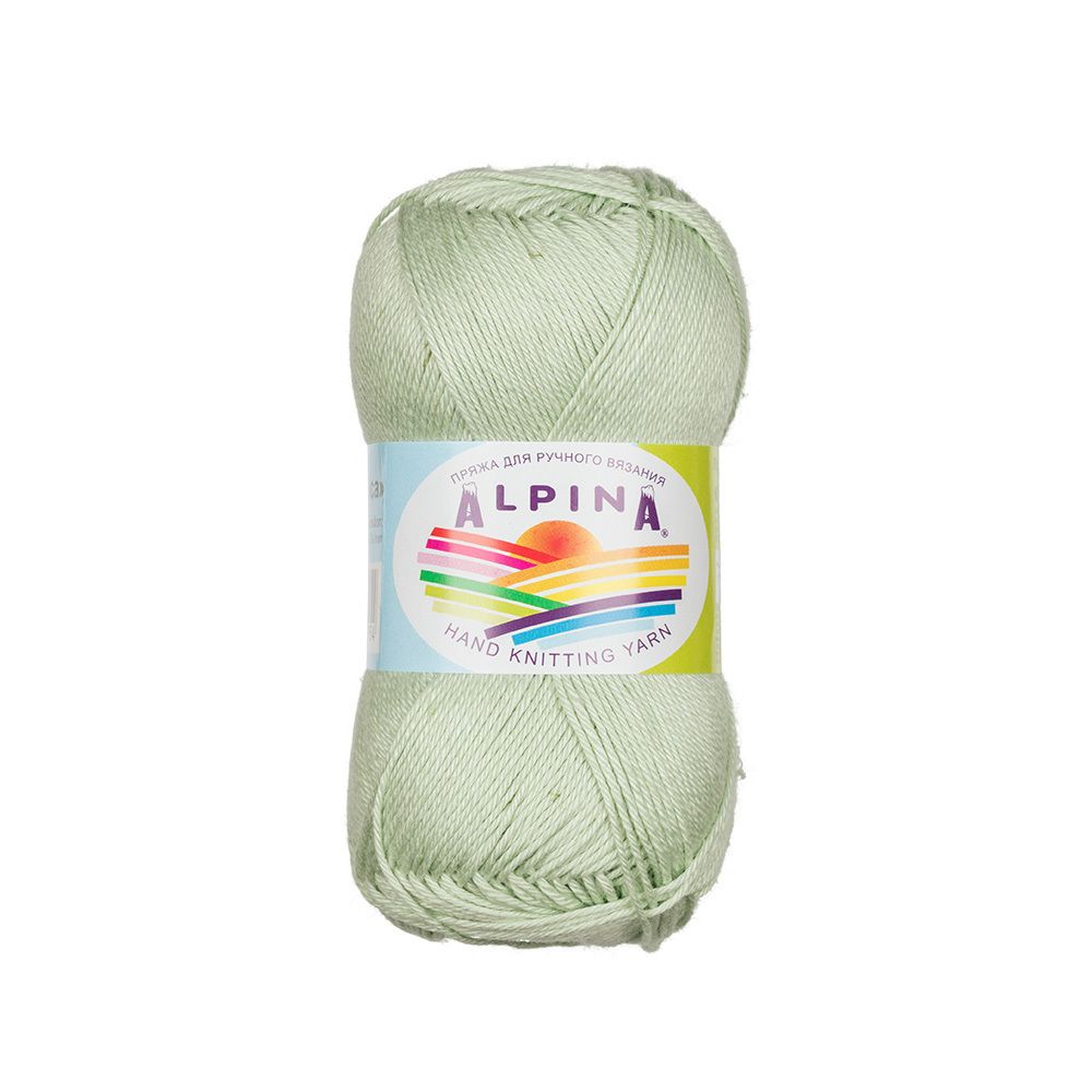 Пряжа Alpina Organica / уп.10 мот. по 50г, 170м, 07 св.серо-зеленый