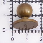 Пуговицы Пукли для поварских курток 12 шт, 10мм (d основания=18мм, h=16мм) (золото/бронза)