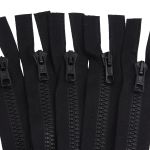 Молния трактор Arta Т6 (6 мм) 1 зам., разъем., 65 см, цв. 077 черный, уп.5 шт