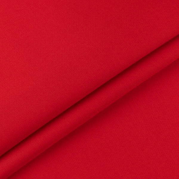 Ткань для пэчворка Peppy Краски жизни Люкс, рулон 112 см / 5 метров, 18-1664 яр.красный, Peppy