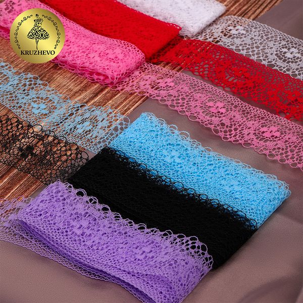 Набор кружева для рукоделия 40 мм, №5 (6 шт по 2 метра)