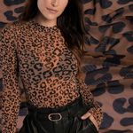 Сетка бельевая эластичная 100 г/м², шир.160 см / 3 метра, принт Ягуар /SZ025816.08/