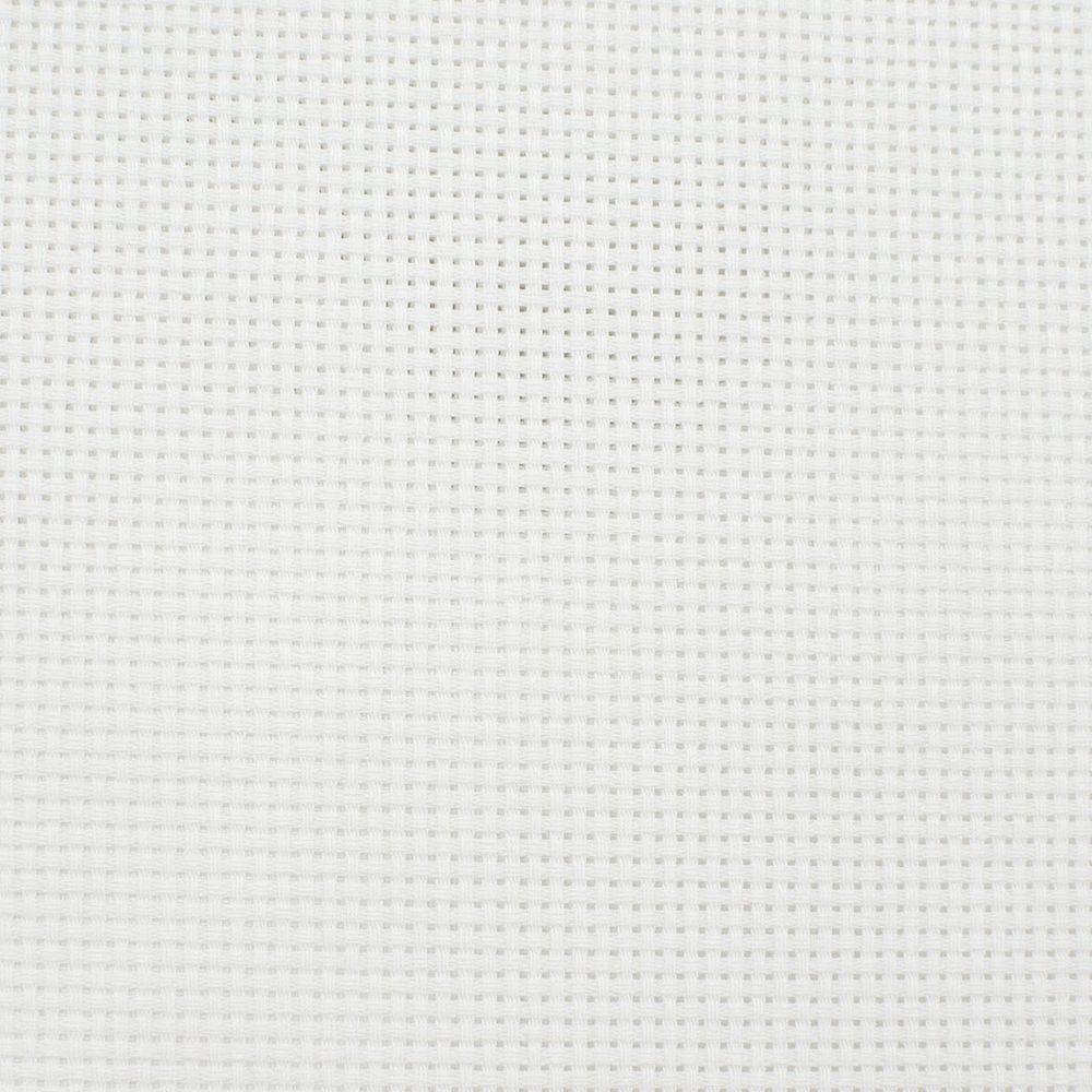 Канва 624010-11C/T, шир. 150 см, 5 метров, белая Bestex