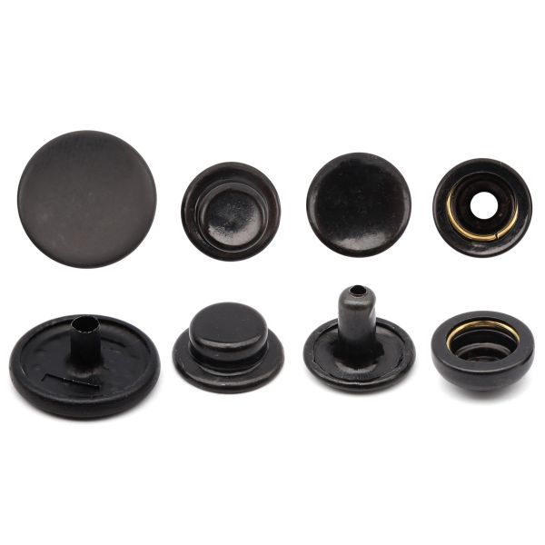 Кнопка Дельта (O-образная) ⌀15/12 мм, ≈720 шт, МЕТАЛЛ, оксид, NEW STAR