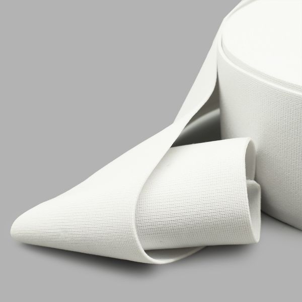 Резинка башмачная 80.0 мм / 25 метров, белый