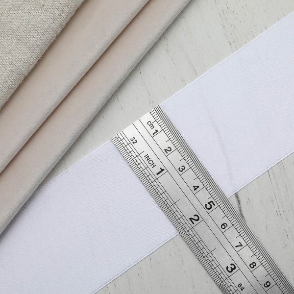 Лента атласная 1-сторонняя 50.0 мм / 22.86±1 метров, 001 белоснежный, Globus