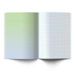 Тетрадь ученическая общая, софт-тач ламинация + выборочный лак, цветной запечатанный форзац, A5+ 48 л. на скобе 65 г/м², белизна 100 %, 10 шт, клетка, 00995 Кружева, Светоч 48Т14