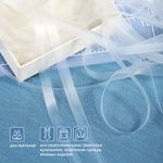 Резинка силиконовая (лента) 8.0 мм / 10 метров, толщ. 0.3 мм, матовая, 38007