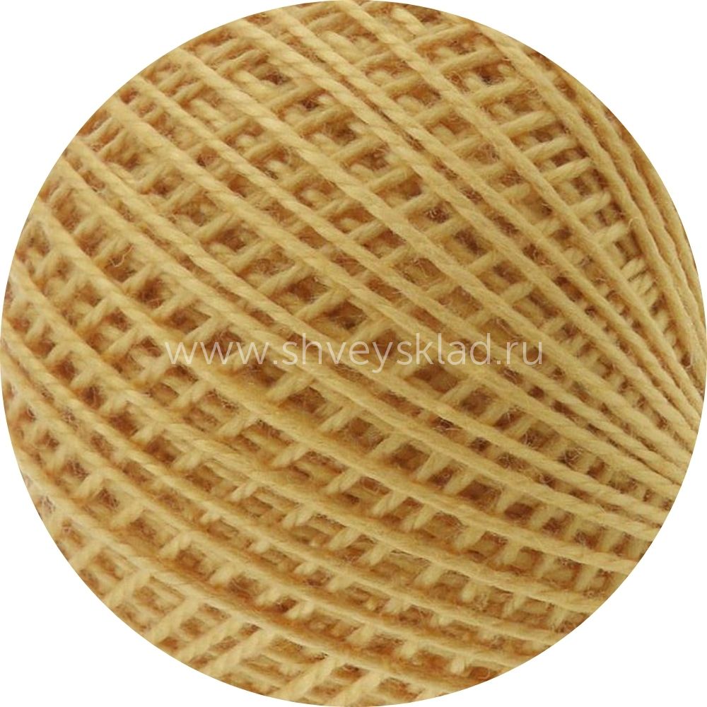 Пряжа ПНК им.Кирова Ирис / уп.20 мот. по 25 г, 150м, 5502 бежевый