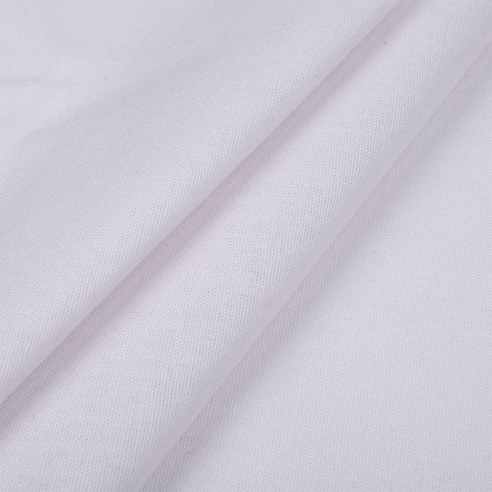 Льняная ткань 185 г/м², 140 см / 10 метров, TBY.Li-1004-01, цв.1 белый