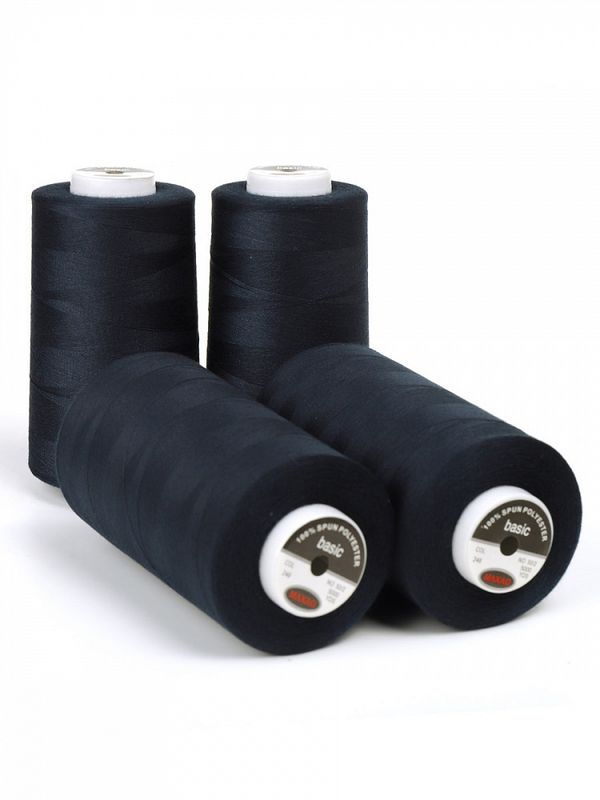 Нитки швейные Max 50/2, 4570 м (5000 ярд), 248 синий / 4 бобины