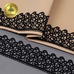 Кружево гипюр (плетёное) 80 мм, TR.8G8386, 04 черный, 12м, Kruzhevo