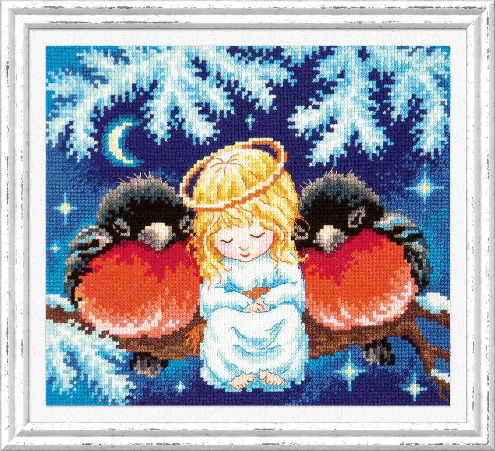 Набор для вышивания нитками Чудесная игла, Душевная теплота, 21х18 см