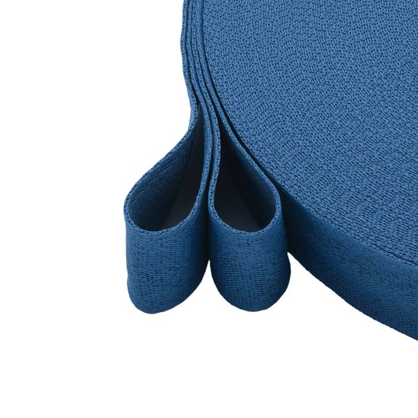 Тесьма (лента) киперная 40 мм / 50 метров, 13 г/м, 100% полиэфир, 18 джинс