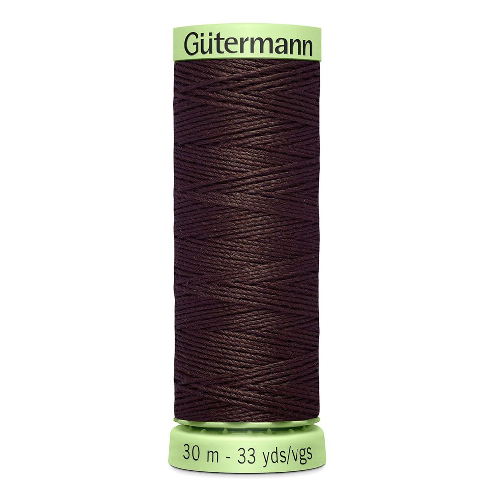 Нитки отделочные Gutermann Top Stitch, 30м, 023 горький шоколад, 5 катушек
