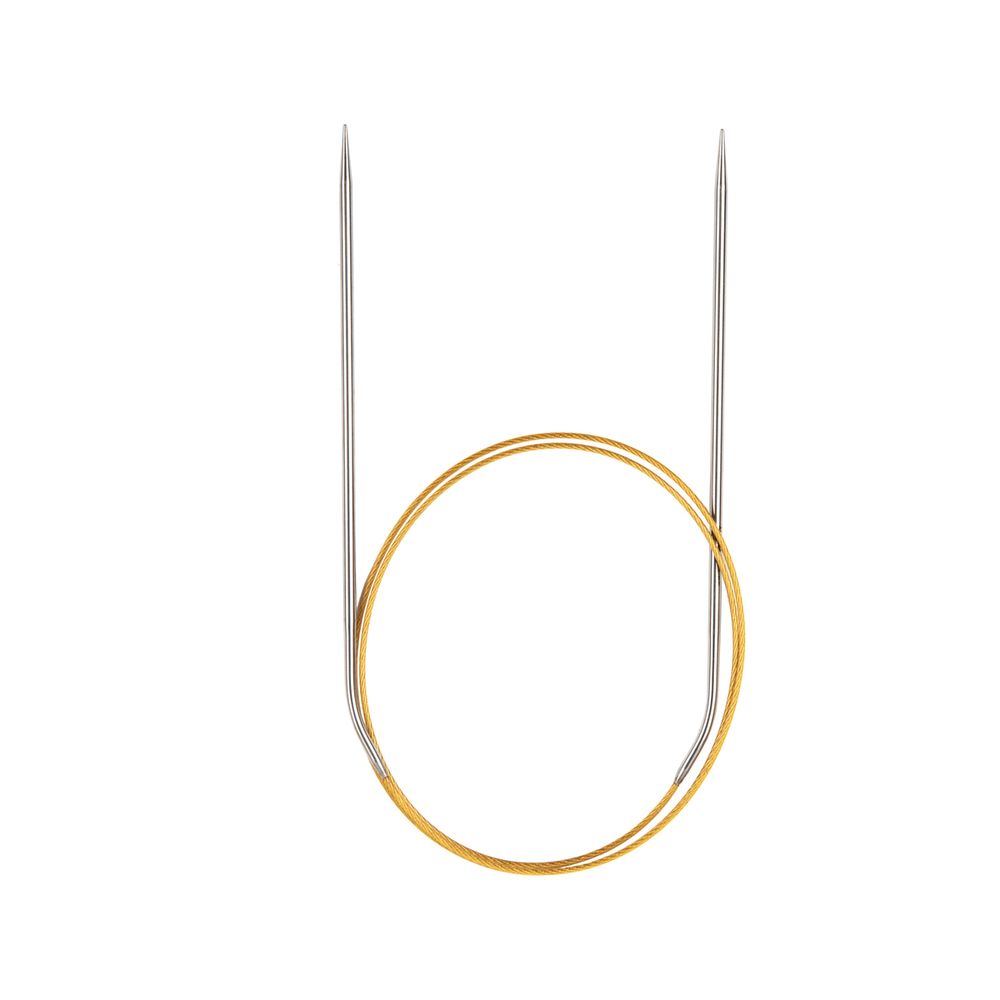 Спицы круговые ⌀2.5 мм, 80 см, с металлическим тросиком, Alpina SIL-80