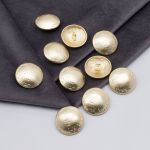 Пуговицы на ножке 36L=23 мм, металл, M.Gold (матовый золотой), 10 шт, MP21