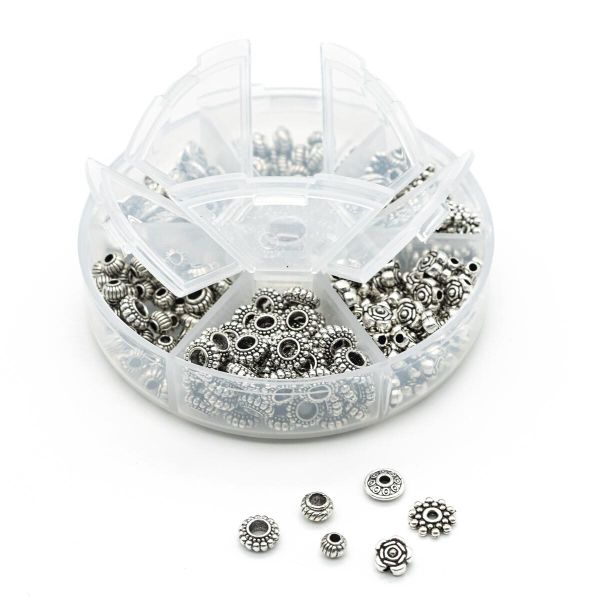 Набор бусин, никель, Astra&Craft, NIT037